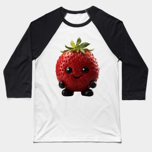 Cute Kawaii Strawberry Baseball T-Shirt